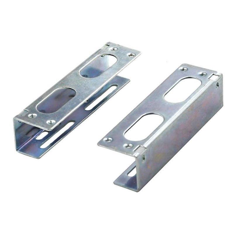 PHITUODA 3.5" to 5.25" Hard Drive Bay Metal Mounting Bracket Adapter for 5.25" Internal Bay Drive, HDD Drive Adapter -2 Pairs - Image 3